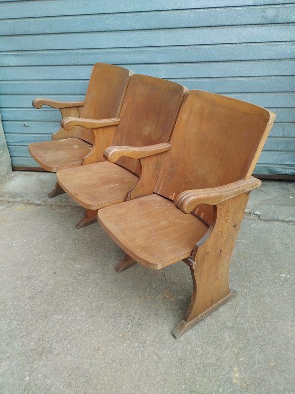 silla butaca cine teatro madera pleg 42-88x151.5x60 1u